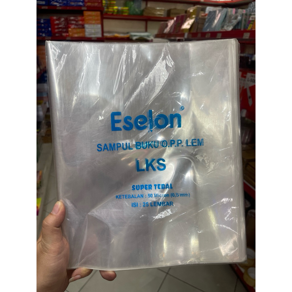 

Sampul buku Eselon OPP LKS 50 micron/Sampul Eselon (20 lembar)