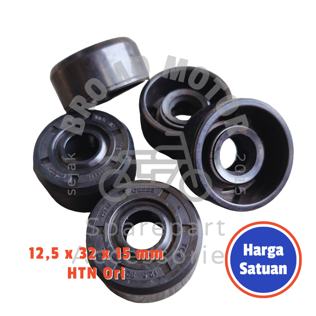 Oil Seal HTN Ori Shock Breaker Belakang Shock Tabung Variasi Motor Bebek Matic Yosimura DBS GAZI Red