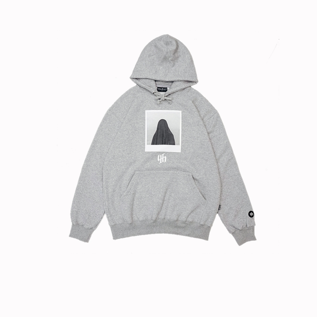 HUSTED SWEATER LIZED MISTY GREY HOODIE