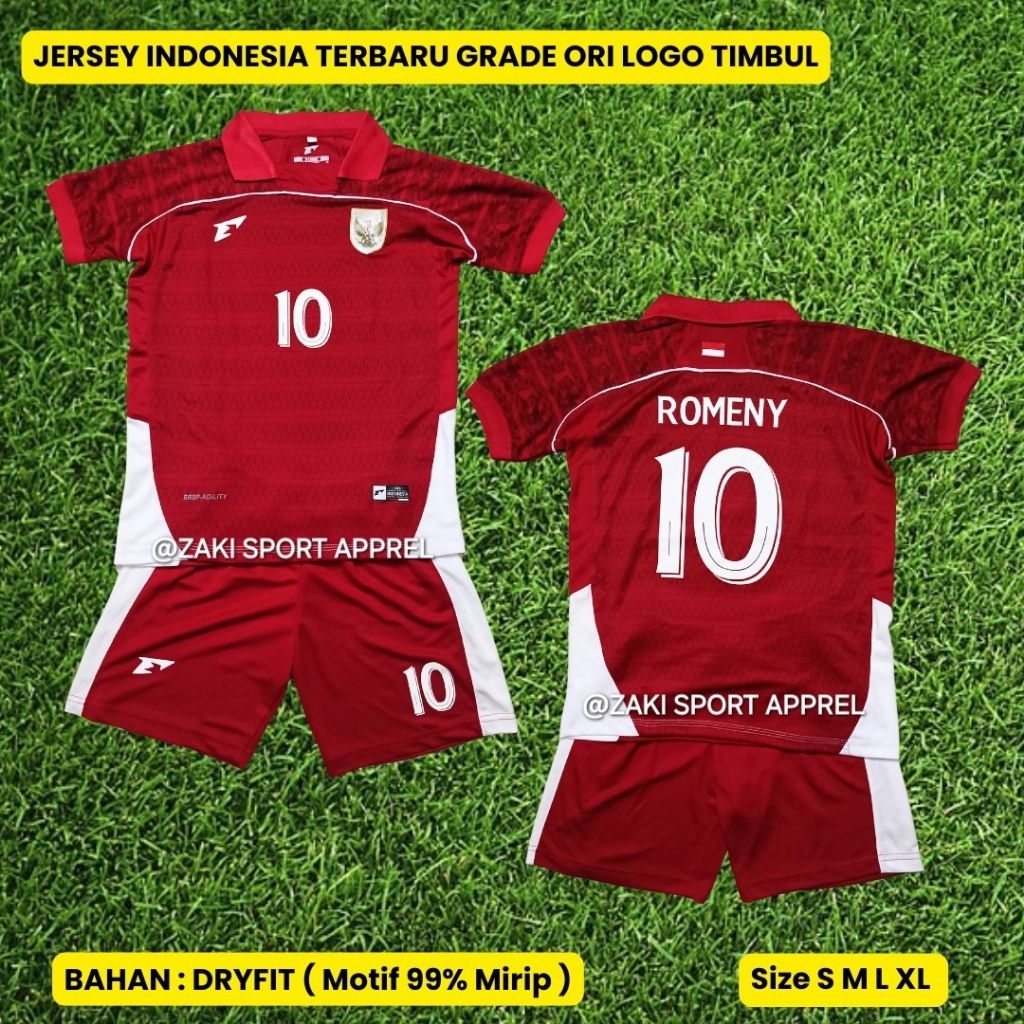 Setelan Anak Timnas Indonesia / Baju Bola Anak Timnas / Jersey Sepakbola Anak / Jersey Timnas Indone