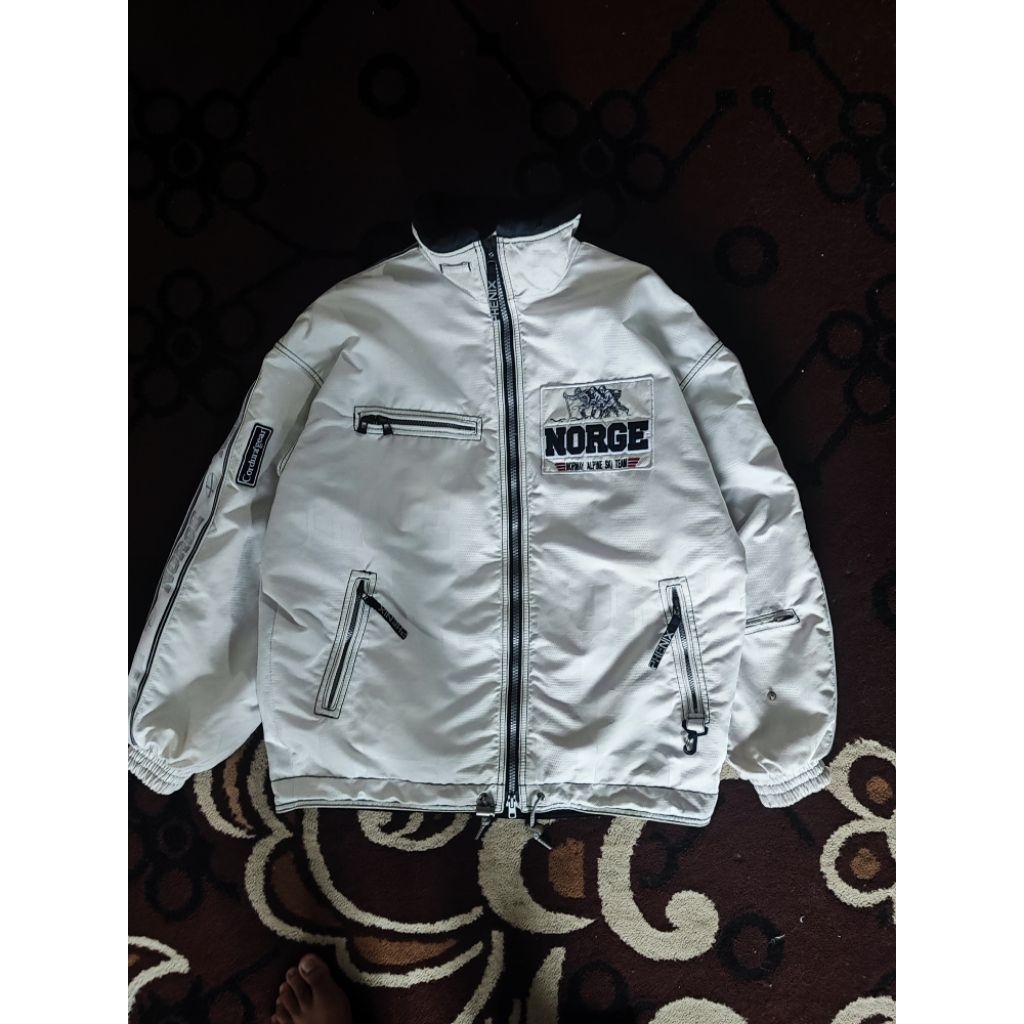 vintage snowboard phenix norge ski team jacket