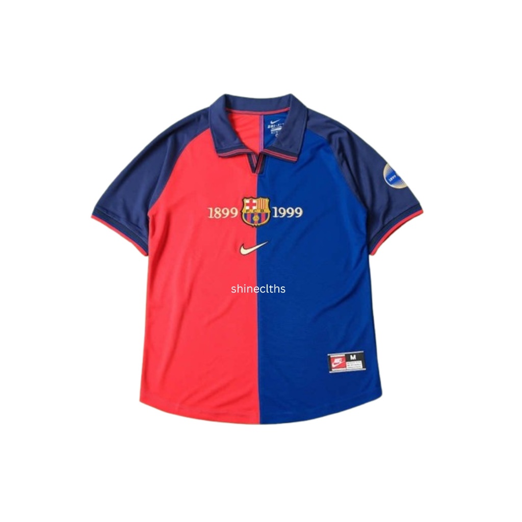 Jersey Bola Retro Barcelona Home 1999 2000