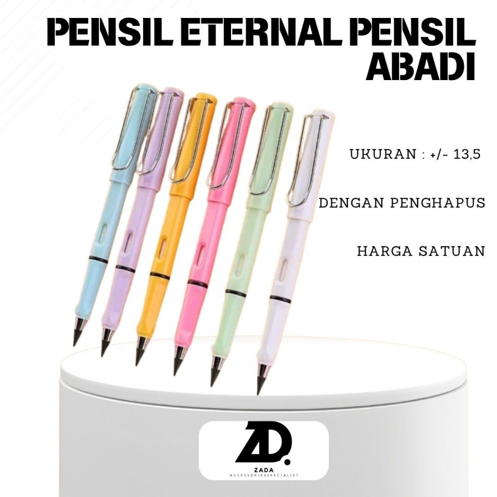 

Pensil Eternal Pensil Abadi Tidak Habis Pensil Ajaib Tanpa Rautan Pensil Sekolah COD