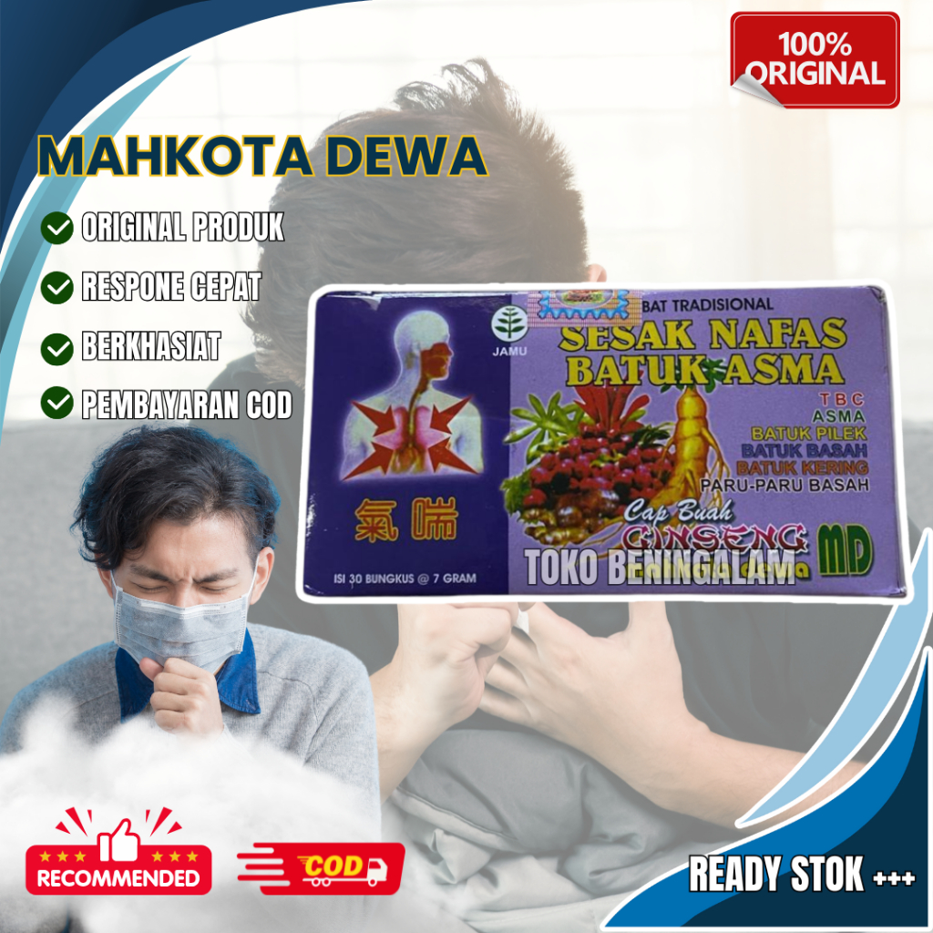 

Mahkota Dewa Jamu Sesak Nafas Original