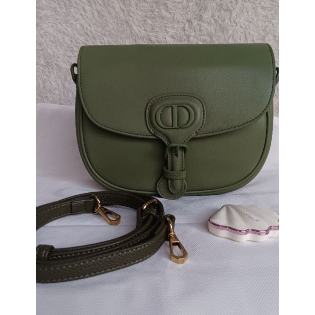 medium dior bobby bag sling olive