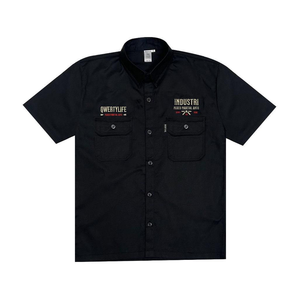 Qwertylife Workshirt Industri Black