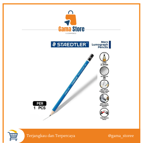 

(1PCS) Pensil Staedtler 2B Asli/Pensil Ujian