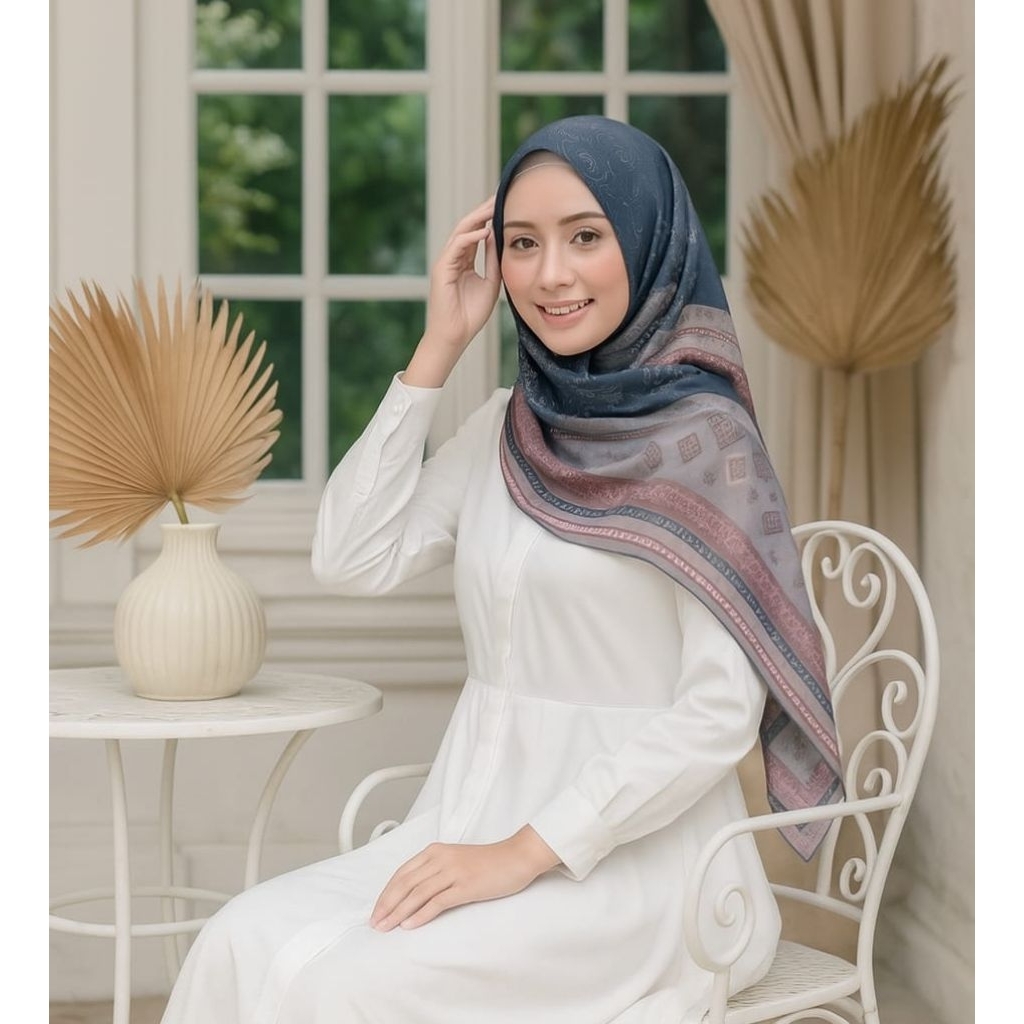 PROMO / JINI / JILBAB VOAL PREMIUM / GROSIR HIJAB / HIJAB SEGI EMPAT / VOAL MOTIF PREMIUM / DENAY KW