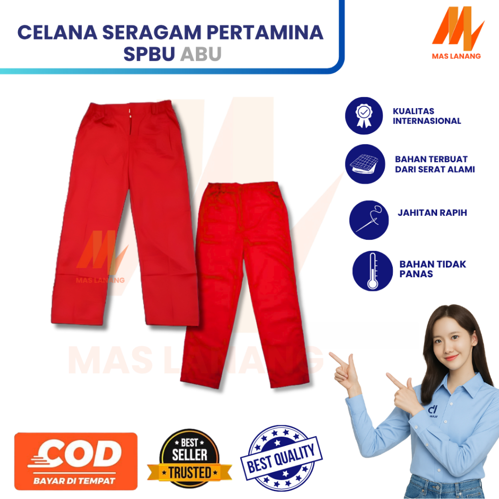 Celana Spbu | Seragam Spbu Operator | Baju Celana Spbu | Seragam Spbu Abu | Seragam Pertamina | Baju
