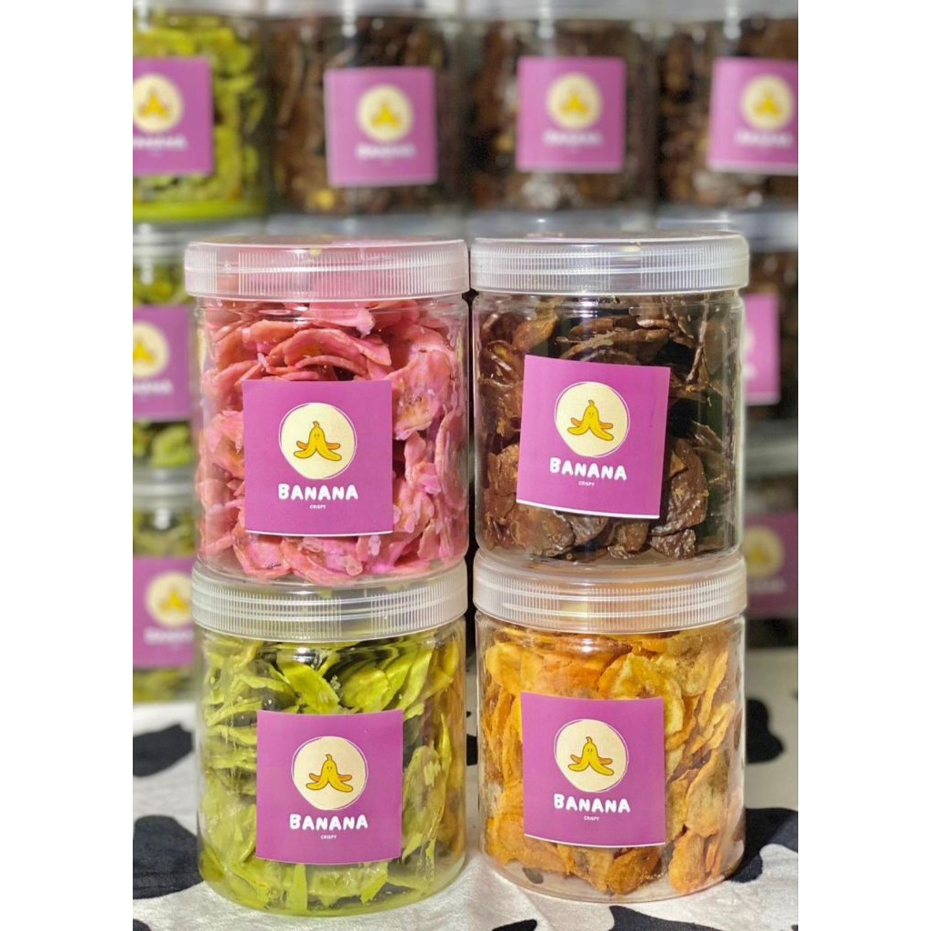 

KERIPIK PISANG LUMER KEMASAN TOPLES TABUNG 650ML