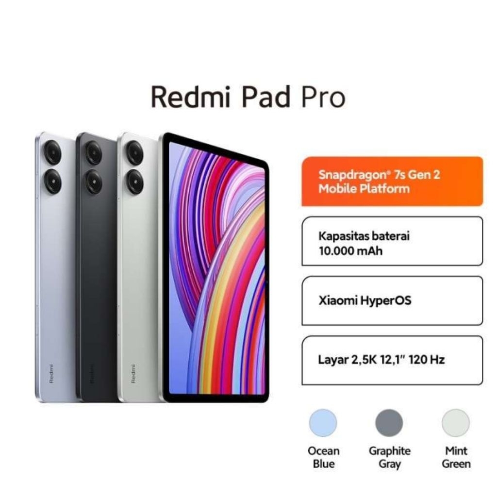 Xiaomi Redmi Pad Pro (8/256GB) | Pen, Keyboard, Tablet | Second Hand