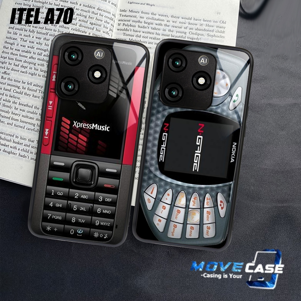 MV269 CASE HP ITEL A70 - SOFTCASE KACA ITEL A70 - CASING ITEL A70 Terbaru Pelindung Hp Motif Nokia