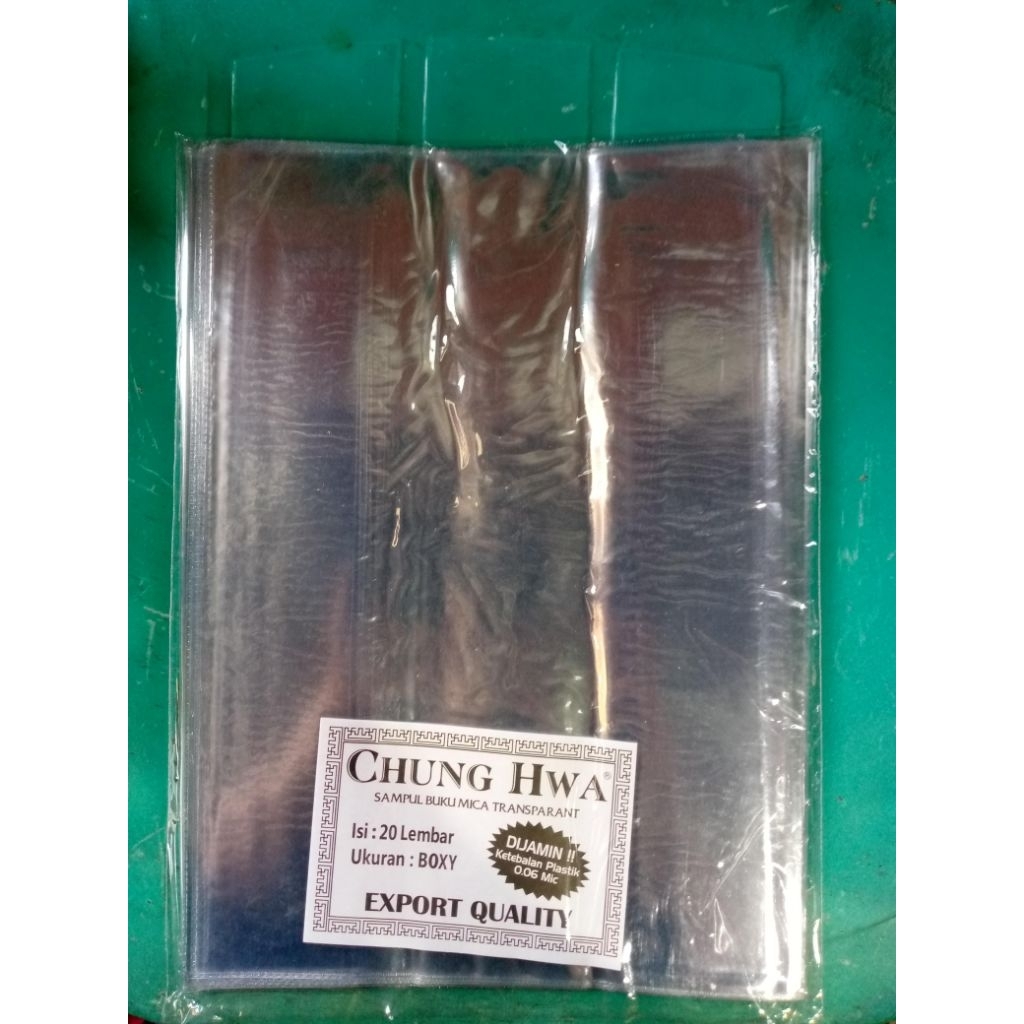 

sampul plastik ukuran buku kampus