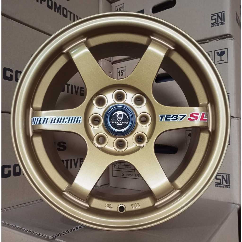 Velg TE37 hsr r15 cocok untuk jazz,brio,sigra,agya,avanza,xenia dll