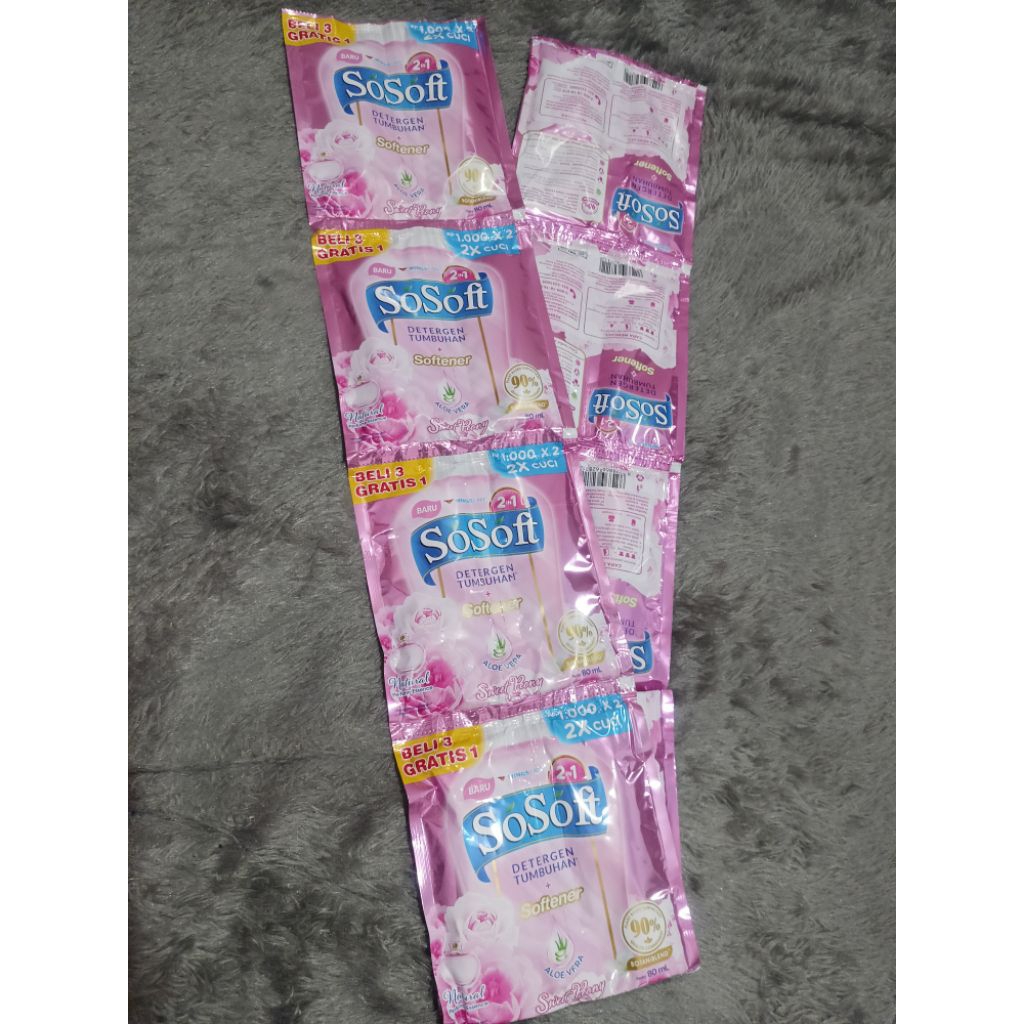 SoSoft renceng isi 16 sachet