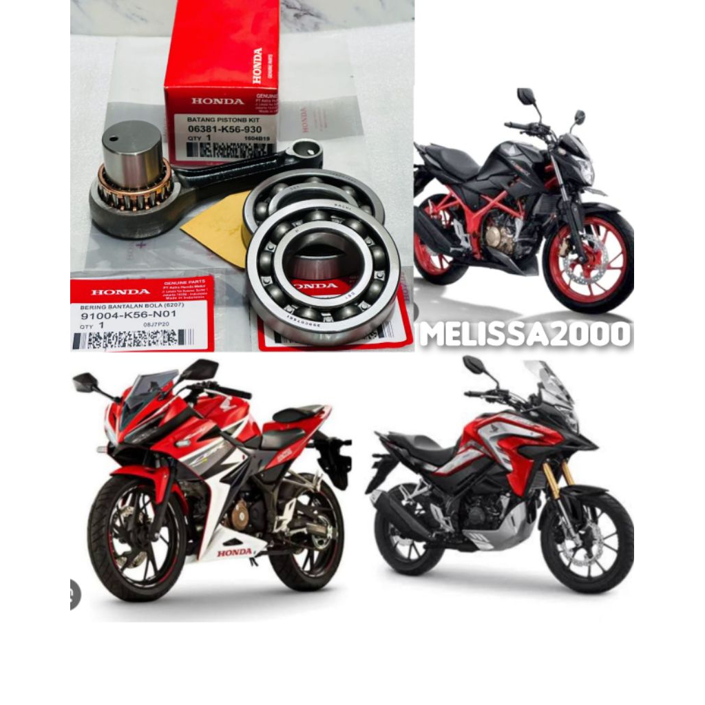 Stang Seher Connecting Rod kit K56 + 2PCS Bearing Kruk As CB150R StreetFire New LED 2015-2021 CBR50R