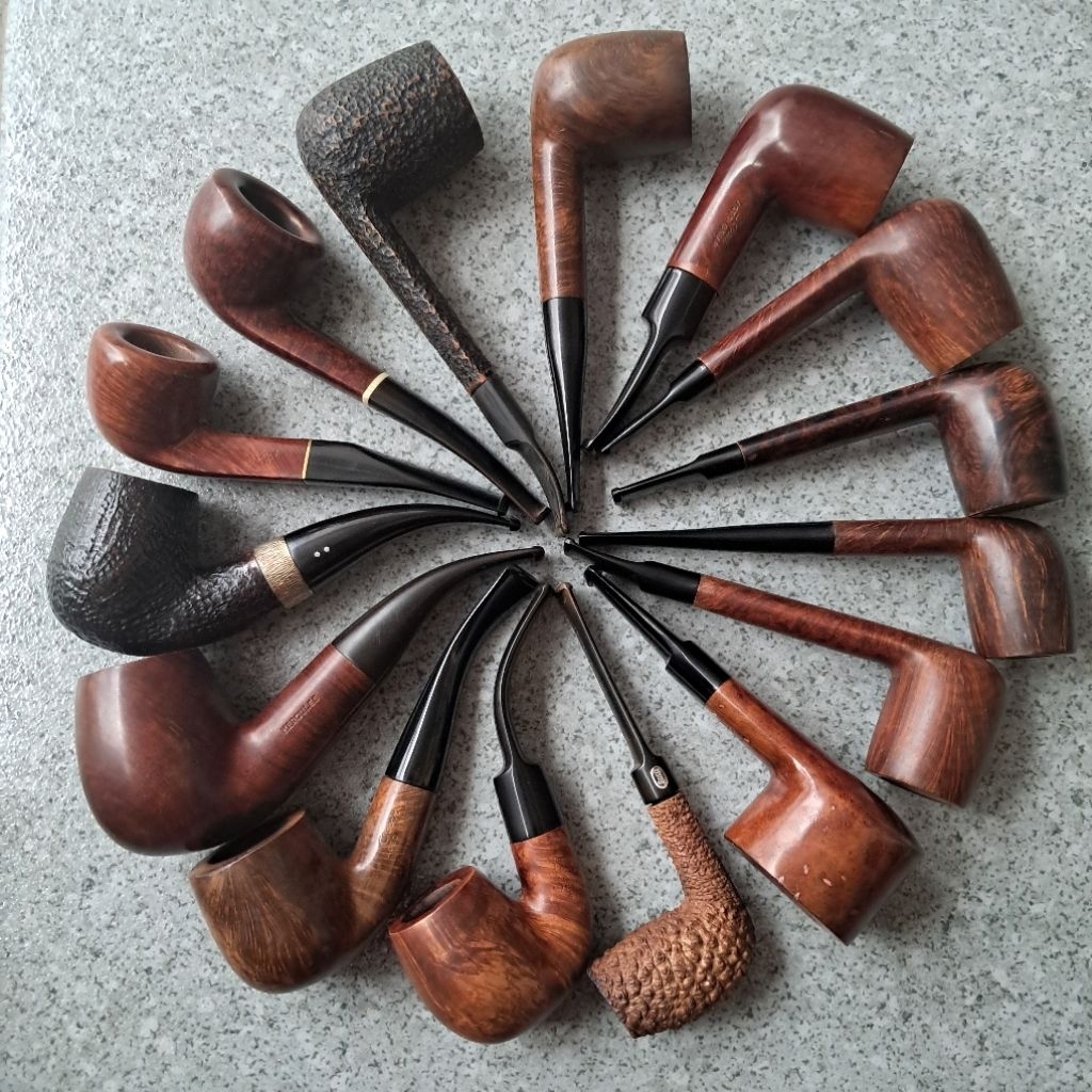 SAVINELLI MADE IN ITALY ESTATES Pipa Cangklong Kayu Briar Estate