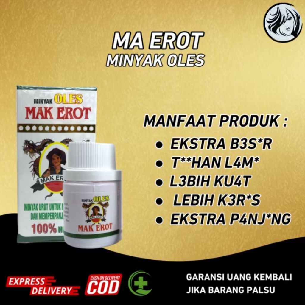MAK EROT Obat Oles Kuat Pria Minyak Tahan Lama Mak Erot Original