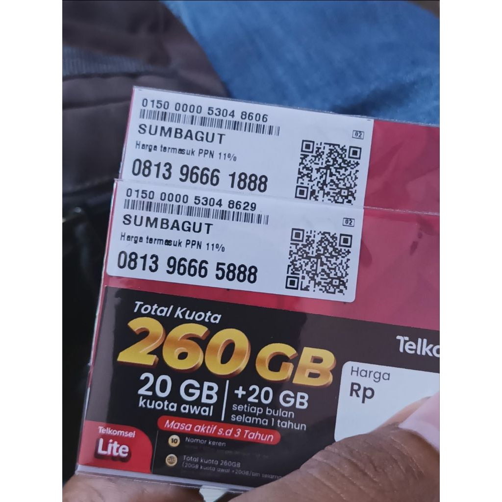 NOMOR CANTIK SIMPATI 4G SERI KWARTED TRIPLE 888 & 999 RAPIH - 081X 9111 7888 - 9666 1888 - 9666 5888