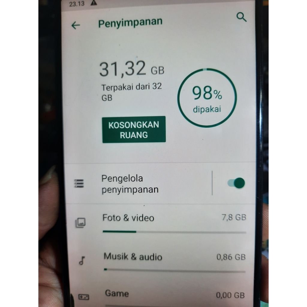 Mesin Asus Max Pro M1_ Asus X00TD 32Gb Normal..