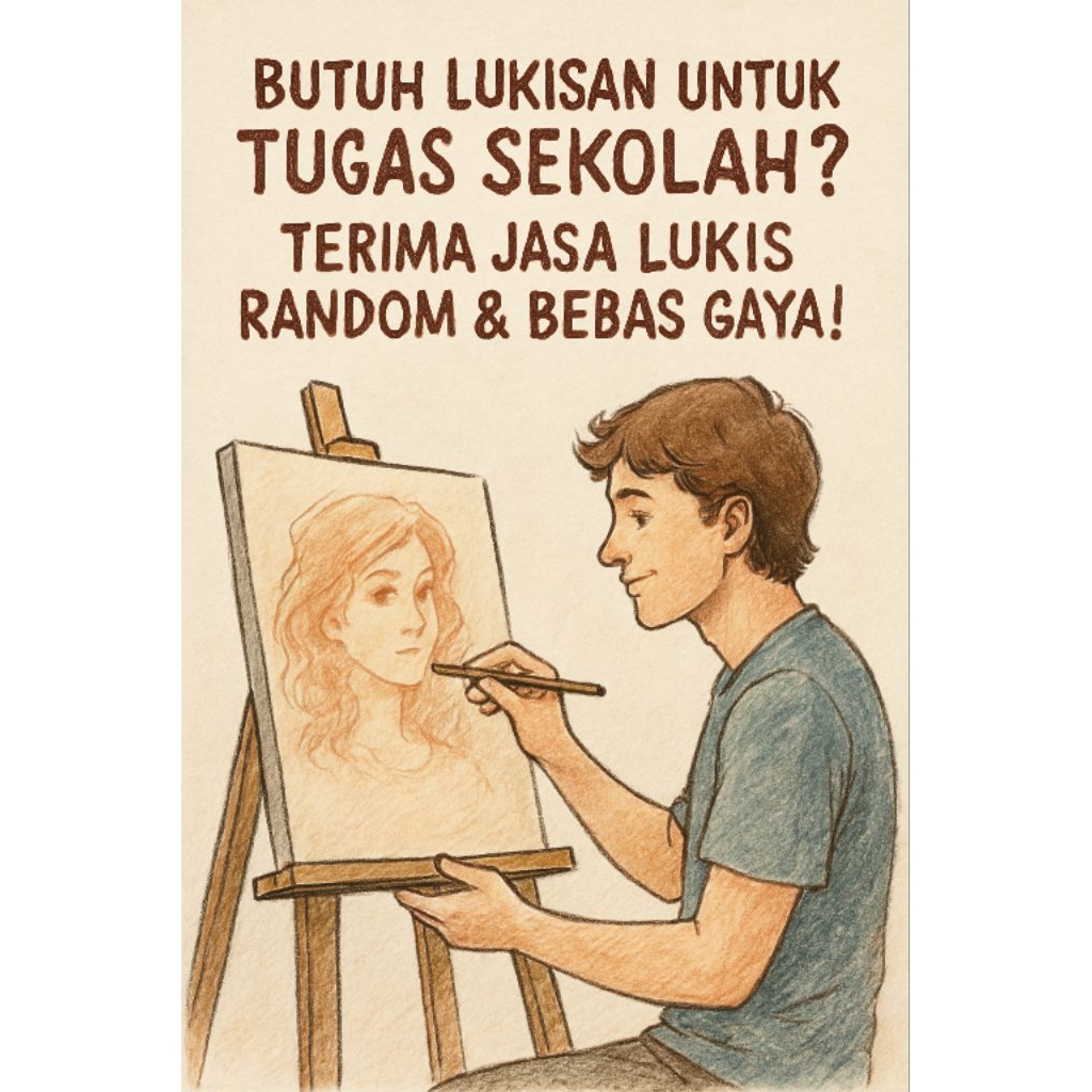 

Tugas Melukis Sekolah – Siap Kumpul, Baca Deskripsi (harap tambah bubblewrap)