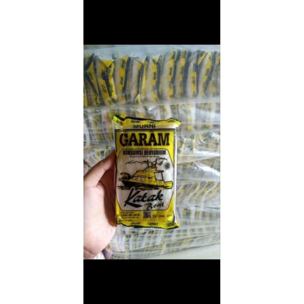 

garam halus beryodium cap Katak Boat 150gr