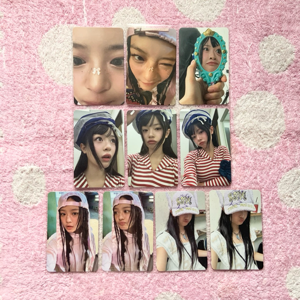 [READY STOCK] PHOTOCARD OFFICIAL NEWJEANS HANNI SG25 ZOOM WINK MIRROR