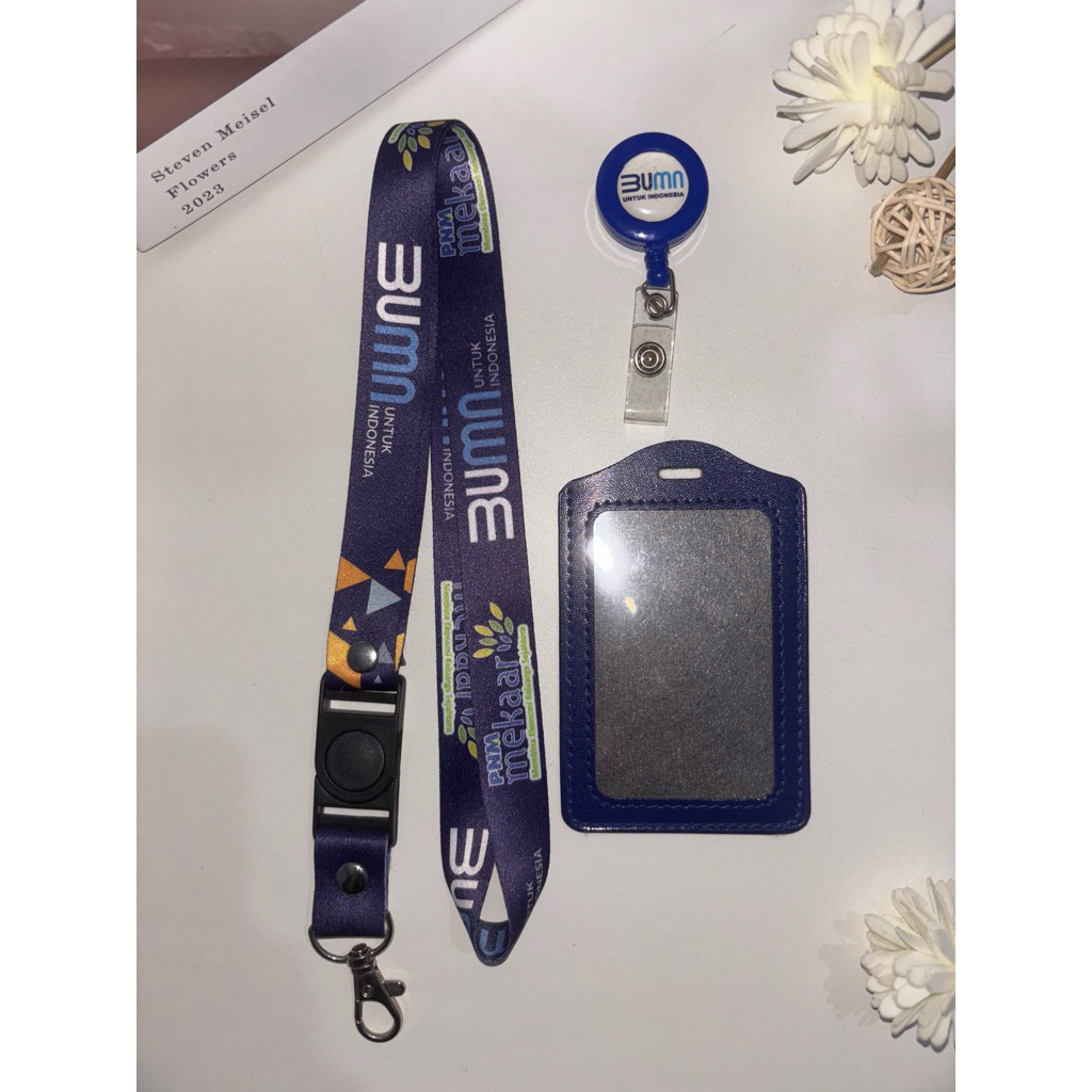 

Ready!! Tali/Lanyard BUMN PNM Mekar + Yoyo + Card Holder