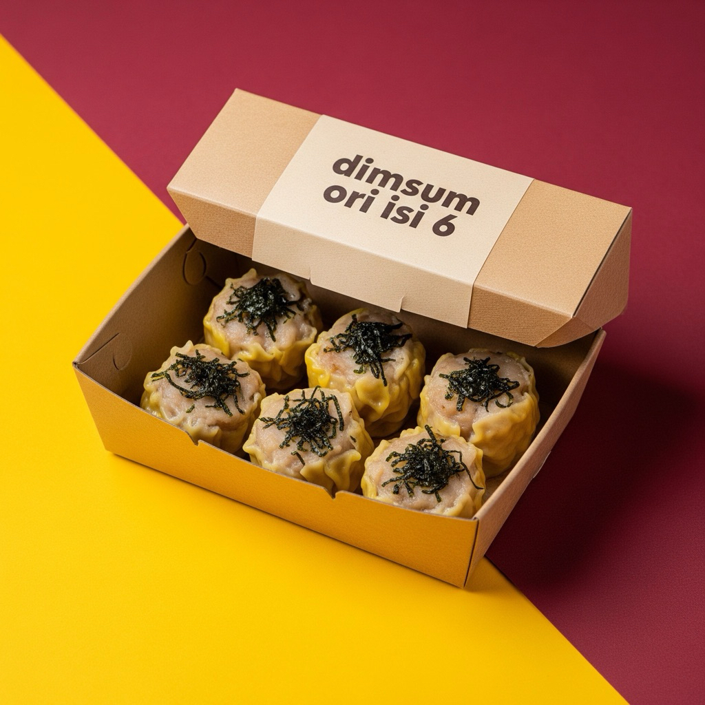 

Dimsum Ori Isi 6 Free Chili Oil