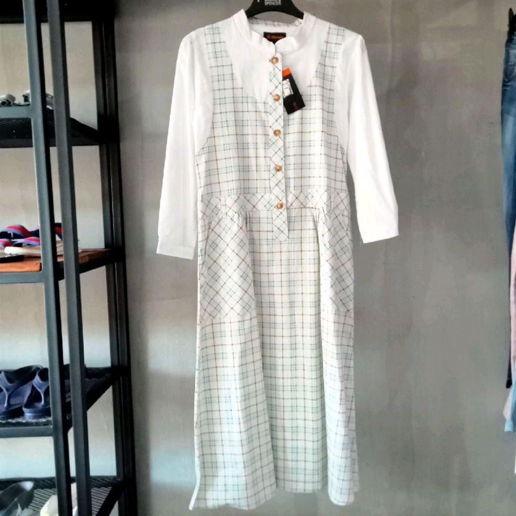 Nevada Ruffle Collar Maxi Dress Anak Perempuan