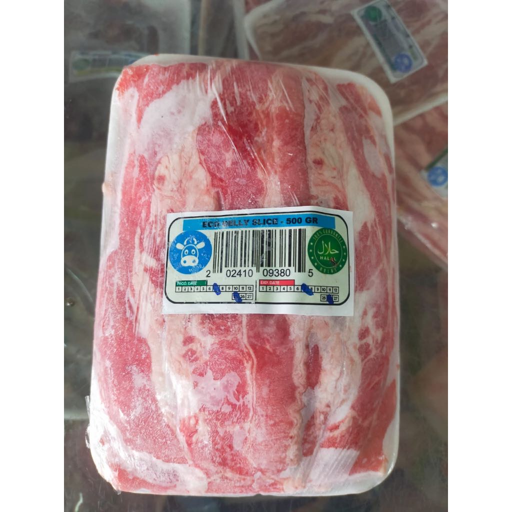 

ECO BELLY SLICE (Daging belly versi Ekonomis 500 grm) – Full Slice
