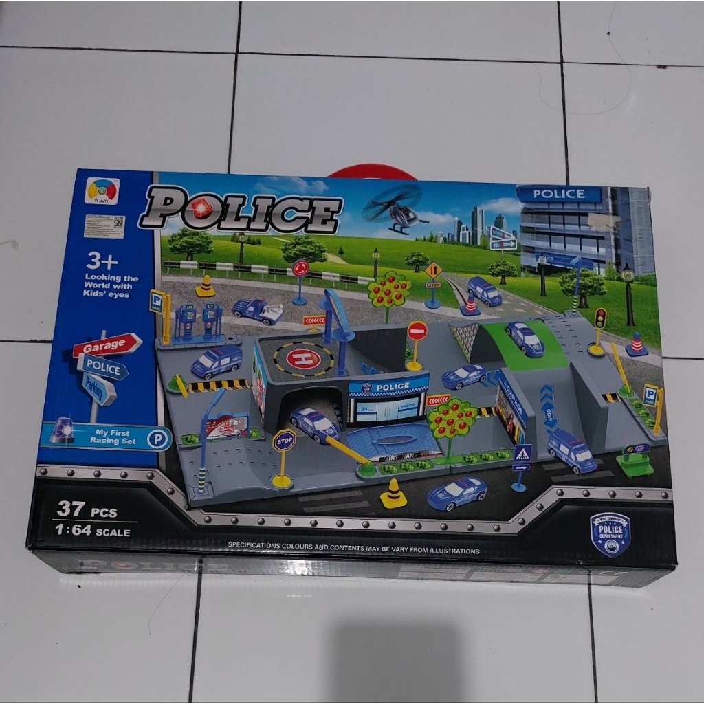 MAINAN EDUKATIF PARKIR KANTOR POLISI PRELOVED