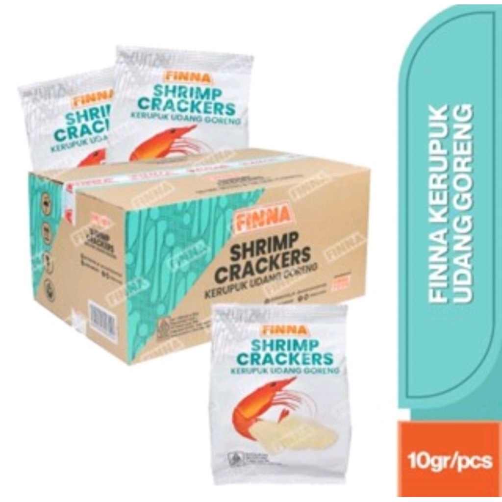 

[Exp.TERBARU] Shrimp Crakers Kerupuk Udang Finna isi 10gr /Pcs