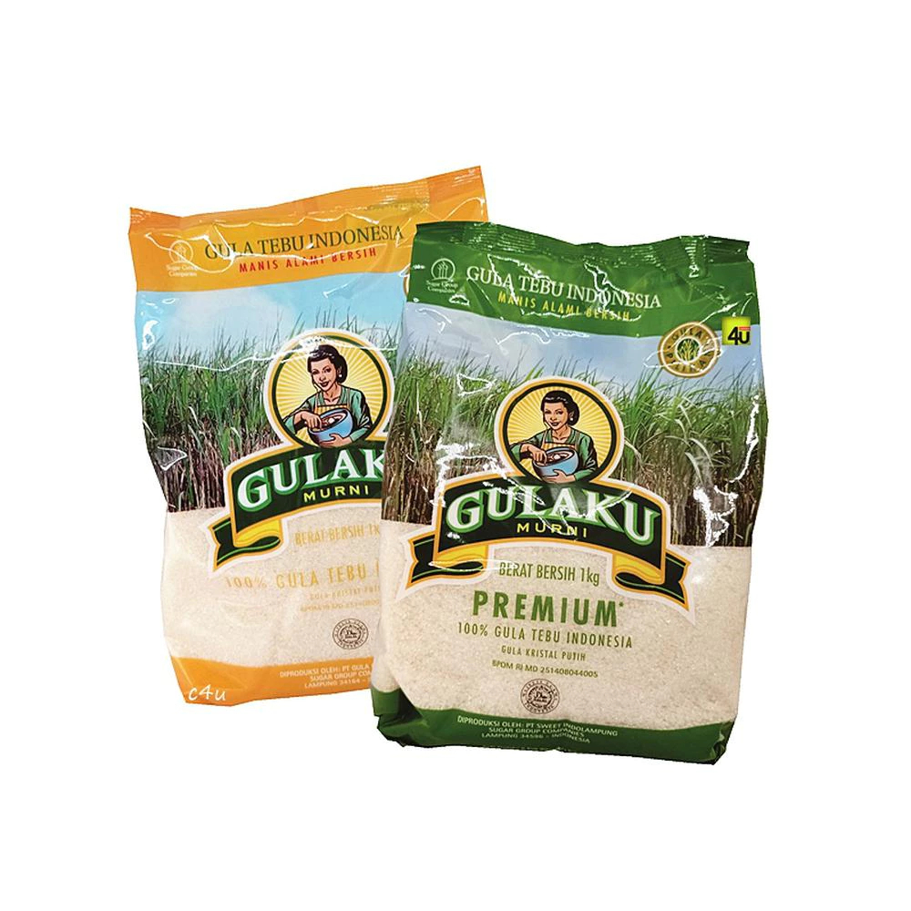 

Gulaku gula tebu premium/kuning 1kg