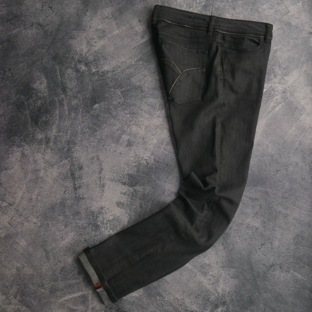 Celana Panjang Ben Sherman Denim Jeans Zipper Trim Skinny Pants