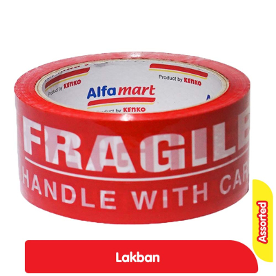 

Alfamart Kenko Lakban Fragile Roll 48 mm Assorted
