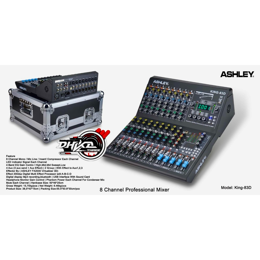 MIXER ASHLEY KING-83D Hardcase / Mixer Ashley King 83D Include Hardcase / mixer ashley king 83D orig