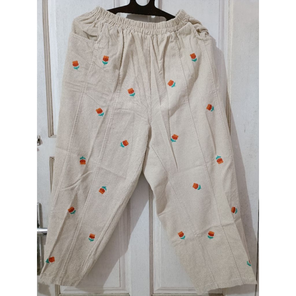 Celana Corduroy Harajuku Ladyshop