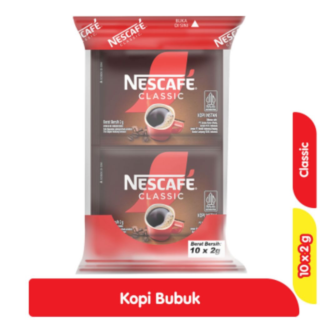 

Nescafe Kopi Klasik Sachet 10 x 2 g