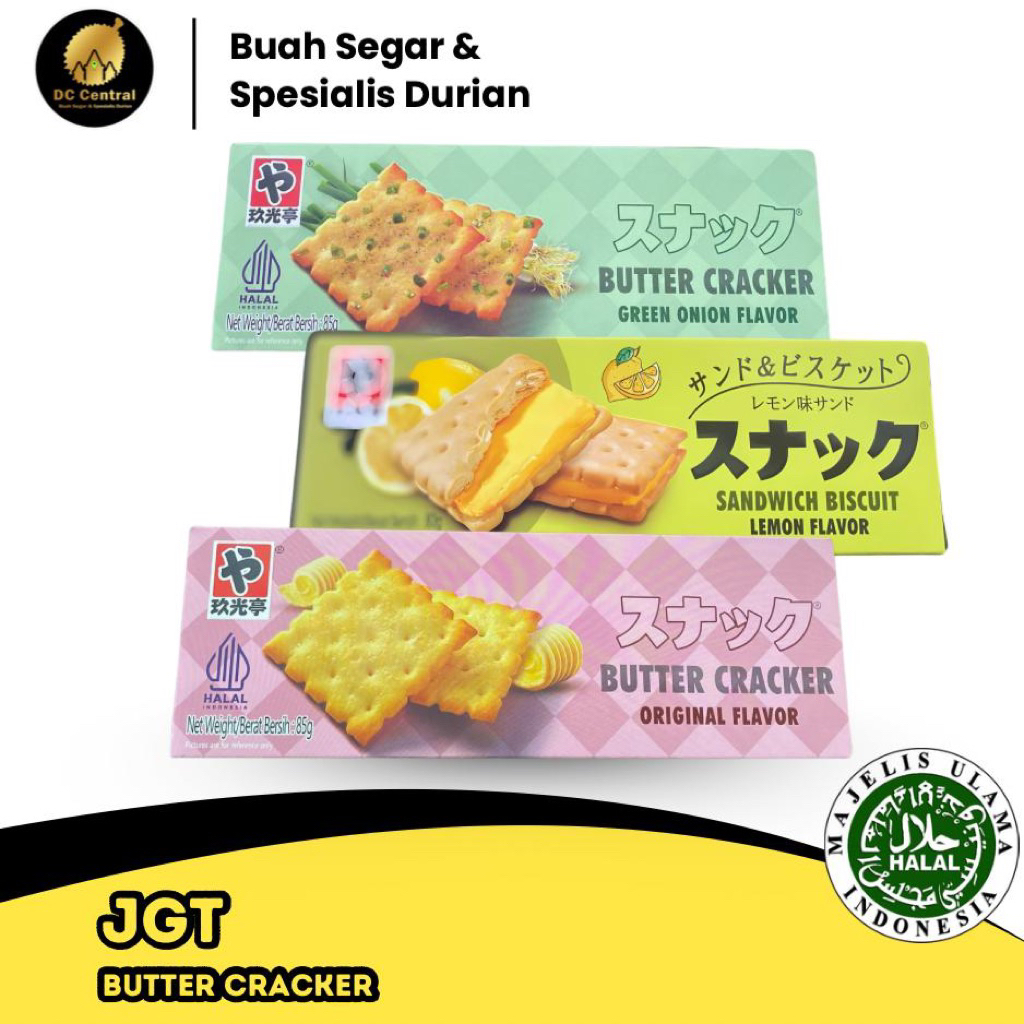 

JGT BUTTER CRACKER ORIGINAL 85g / GREEN ONION