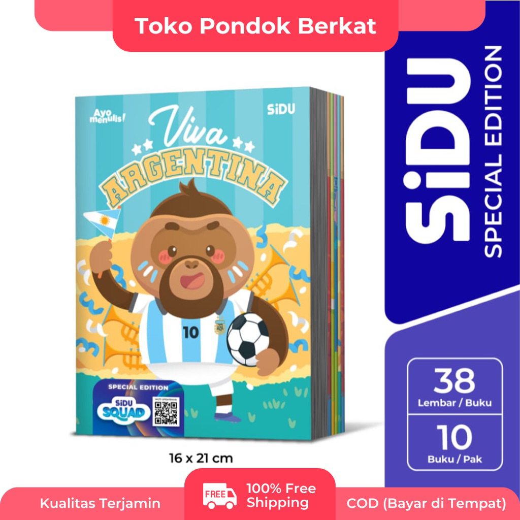 

Sidu Buku Tulis 38 Lembar 1 Pak Isi 10 Buku – Buku Sekolah Murah Rapi & Tahan Dipakai