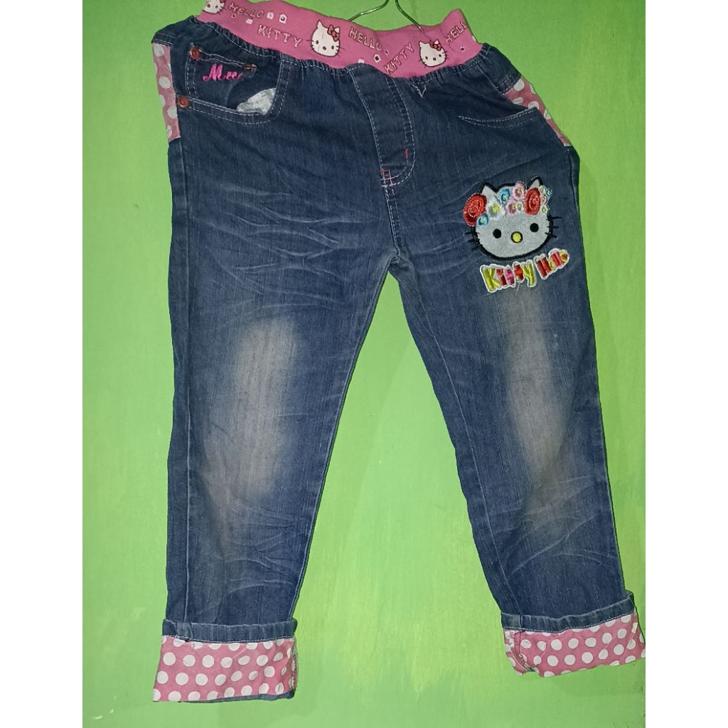 celana anak preloved 7-8th pnjg 75