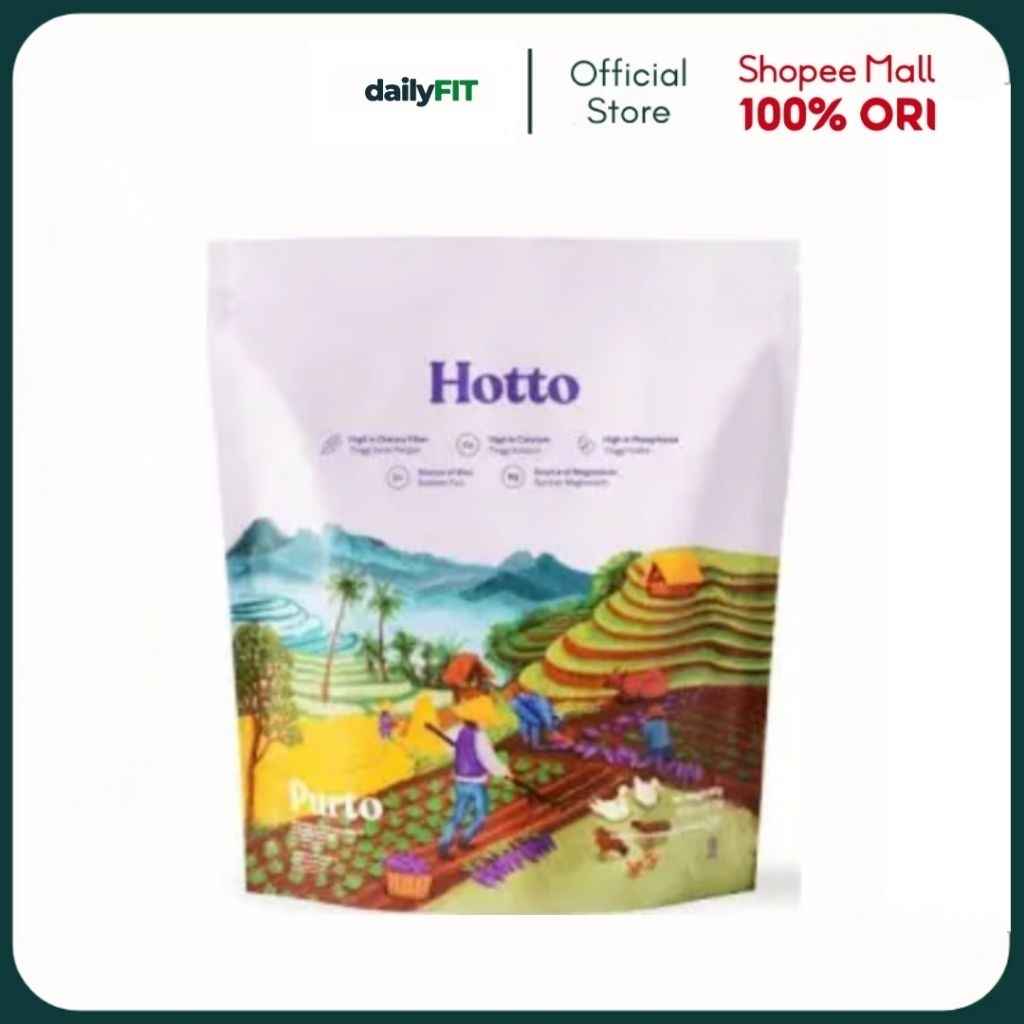 

Hotto Purto Multigrain - 1 Pouch (16Sachet)