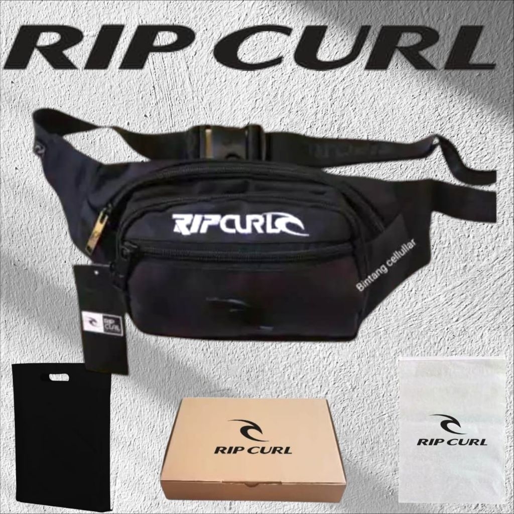 TAS RIPCURL WAISTBAG RIPCURL TAS SELEMPANG RIPCURL PREMIUM LOGO BESI