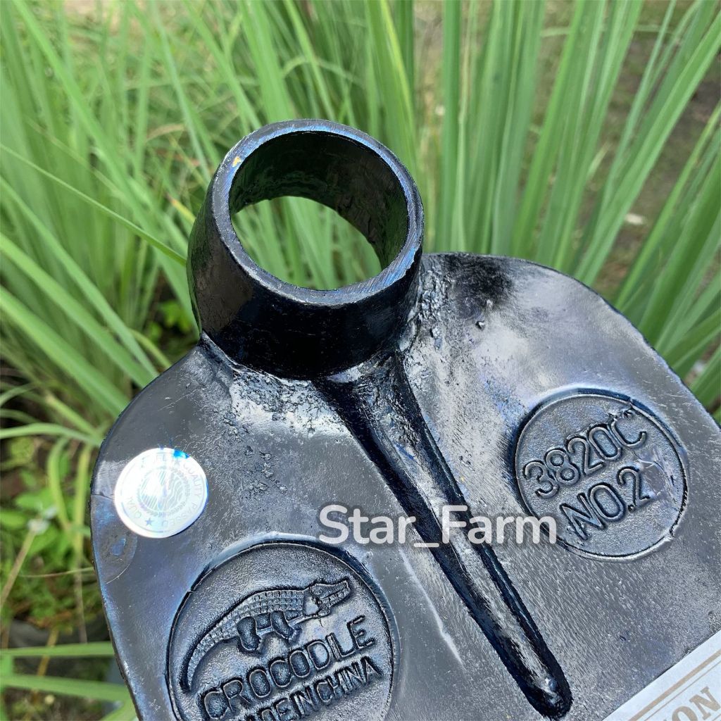 Sekar_Jenaka Cangkul Croile Kepala Bulat Tanpa Sambungan - Cangkul Sawah Chilington Anti Lengket