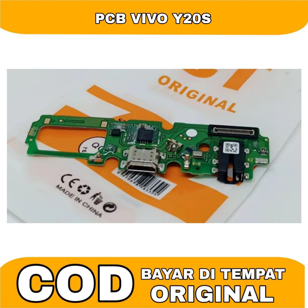 PAPAN CAS VIVO Y20S ORIGINAL PCB KONEKTOR CHARGER VIVO Y20S