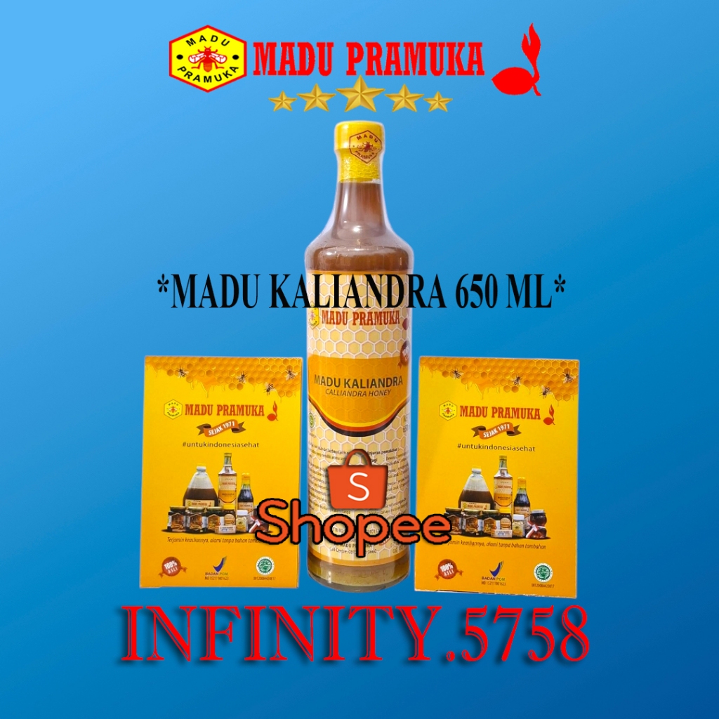 

MADU KALIANDRA MADU PRAMUKA 650 ML (MADU ASLI)