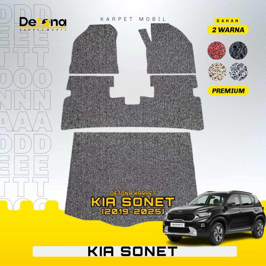 Karpet Mobil Mie PREMIUM KIA SONET 2019-2025 / Karpet Mie PREMIUM KIA SONET 2019-2025