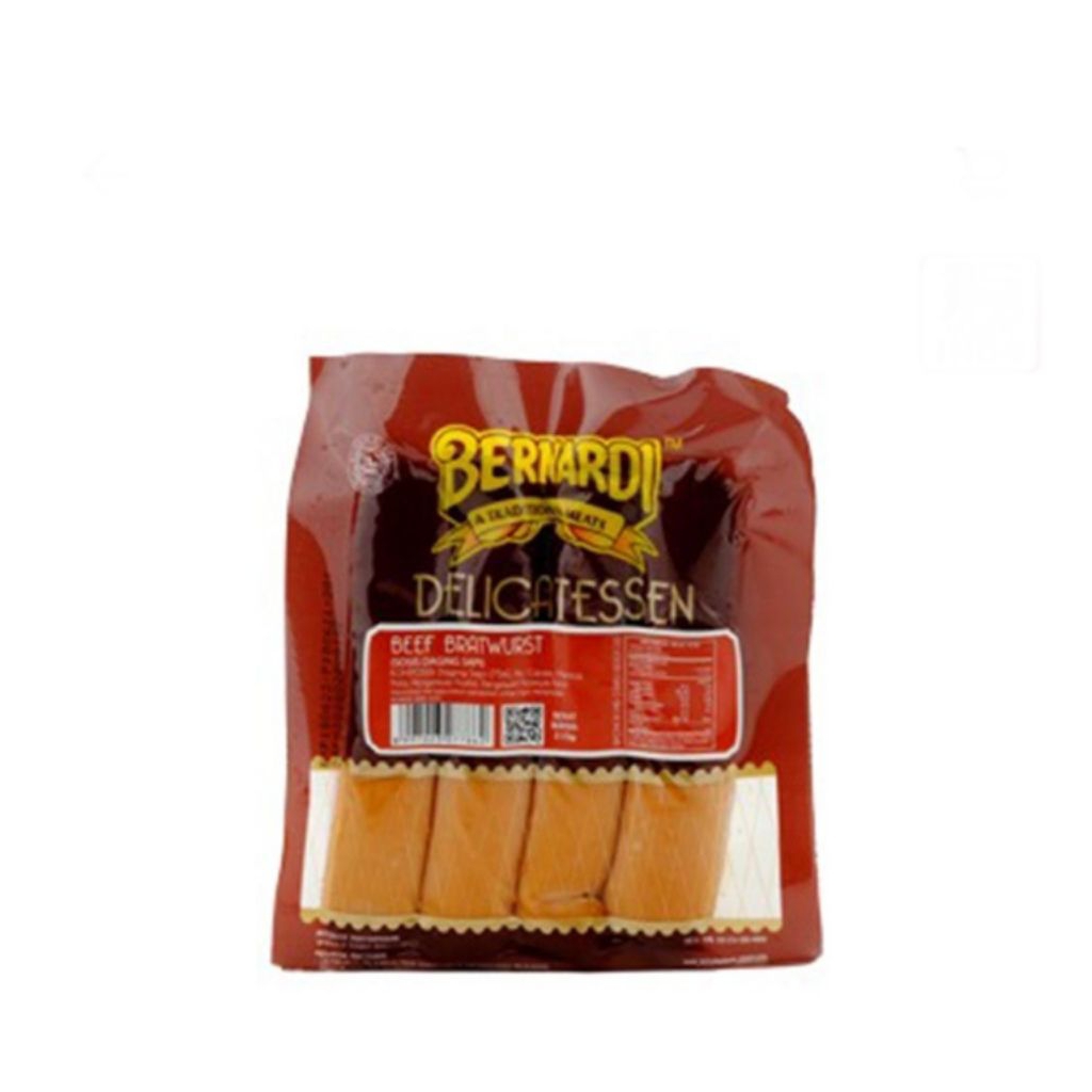 

Bernardi beef bratwurst 310 gr