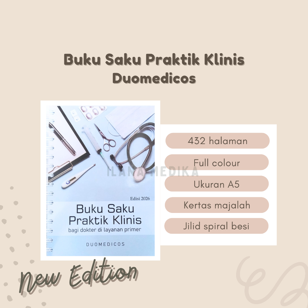 Buku Saku Praktis Klinis Dokter Duomedicos Edisi Terbaru 2026 Original Buku Saku Dokter Umum Buku Sa